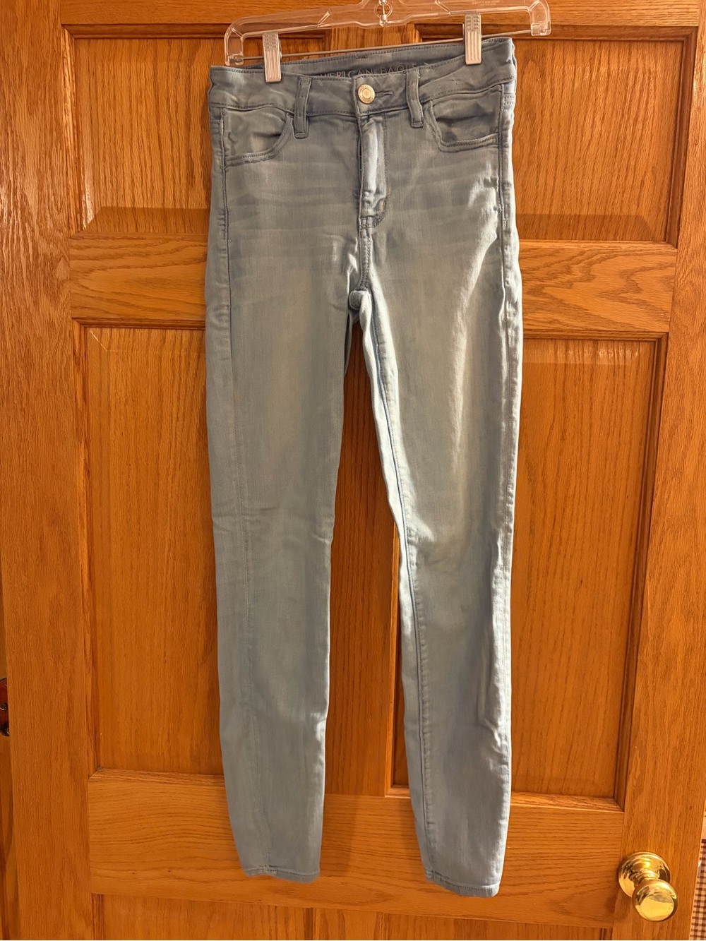 American Eagle Outfitters Light Blue Skinny Jeans